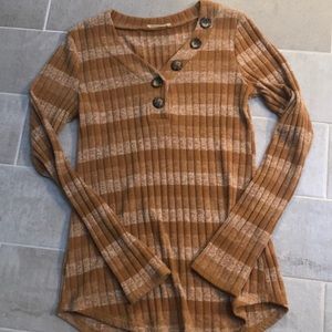 Mustard stripe sweater